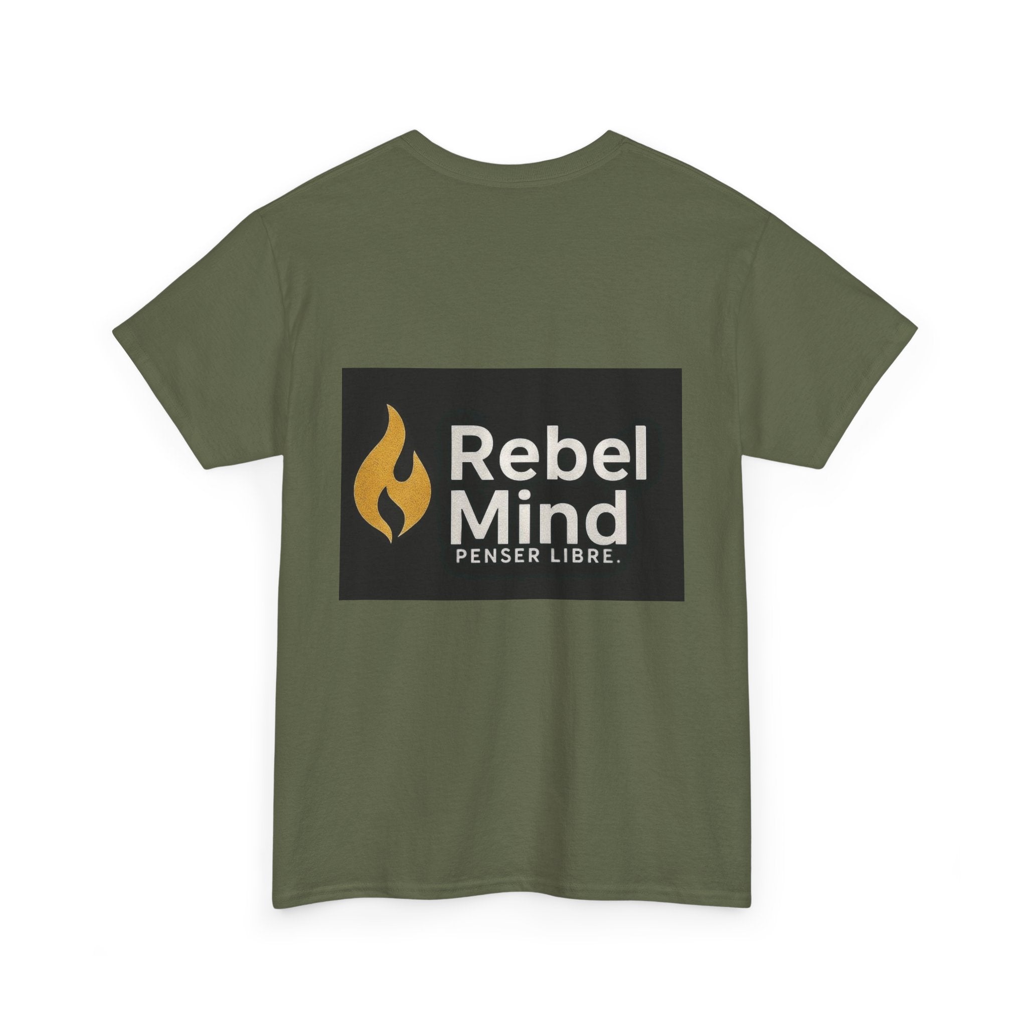 T-shirt RebelMind "Brûles tes doutes, pas ton âme", Perfect for Self - Expression and Empowerment, Ideal for Gifts, Casual Wear, Inspirational Tees - RebelMind.