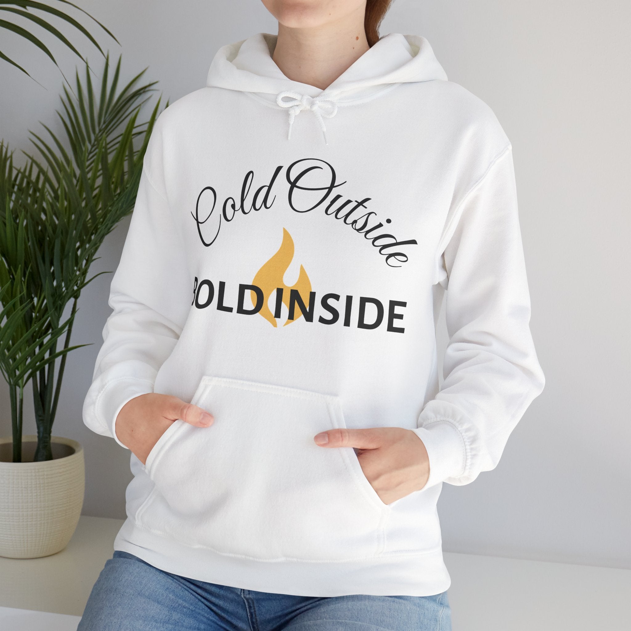 Unisex Hooded Sweatshirt - Cold Outsider Bold Inside RebelMind™ Audacieux, Révolution Sweat à Capuche - RebelMind.