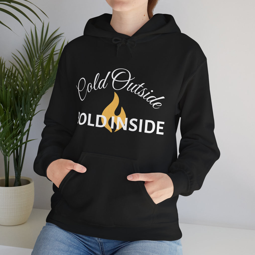 Unisex Hooded Sweatshirt - Cold Outsider Bold Inside RebelMind™ Audacieux, Révolution Sweat à Capuche - RebelMind.
