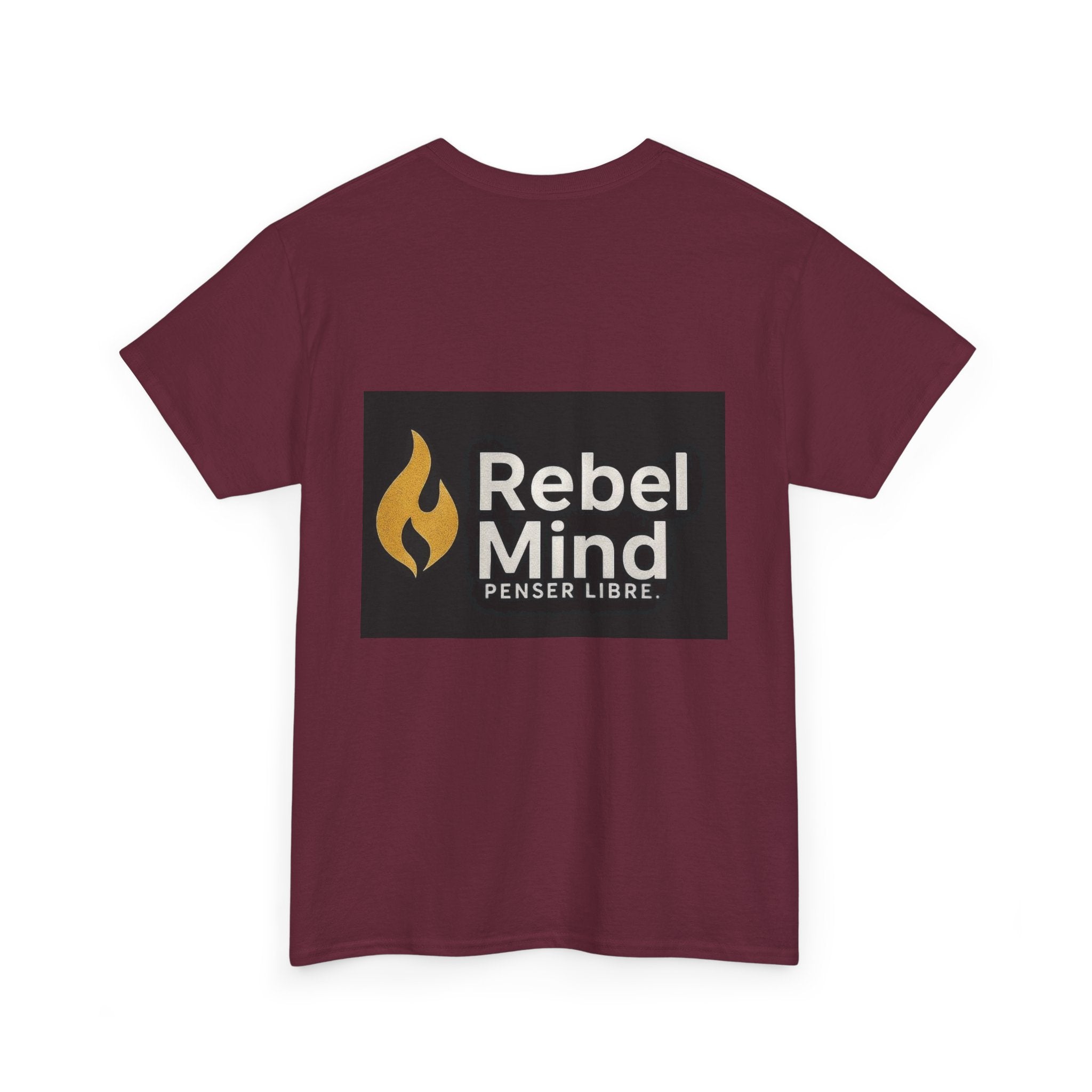 T-shirt RebelMind "Brûles tes doutes, pas ton âme", Perfect for Self - Expression and Empowerment, Ideal for Gifts, Casual Wear, Inspirational Tees - RebelMind.