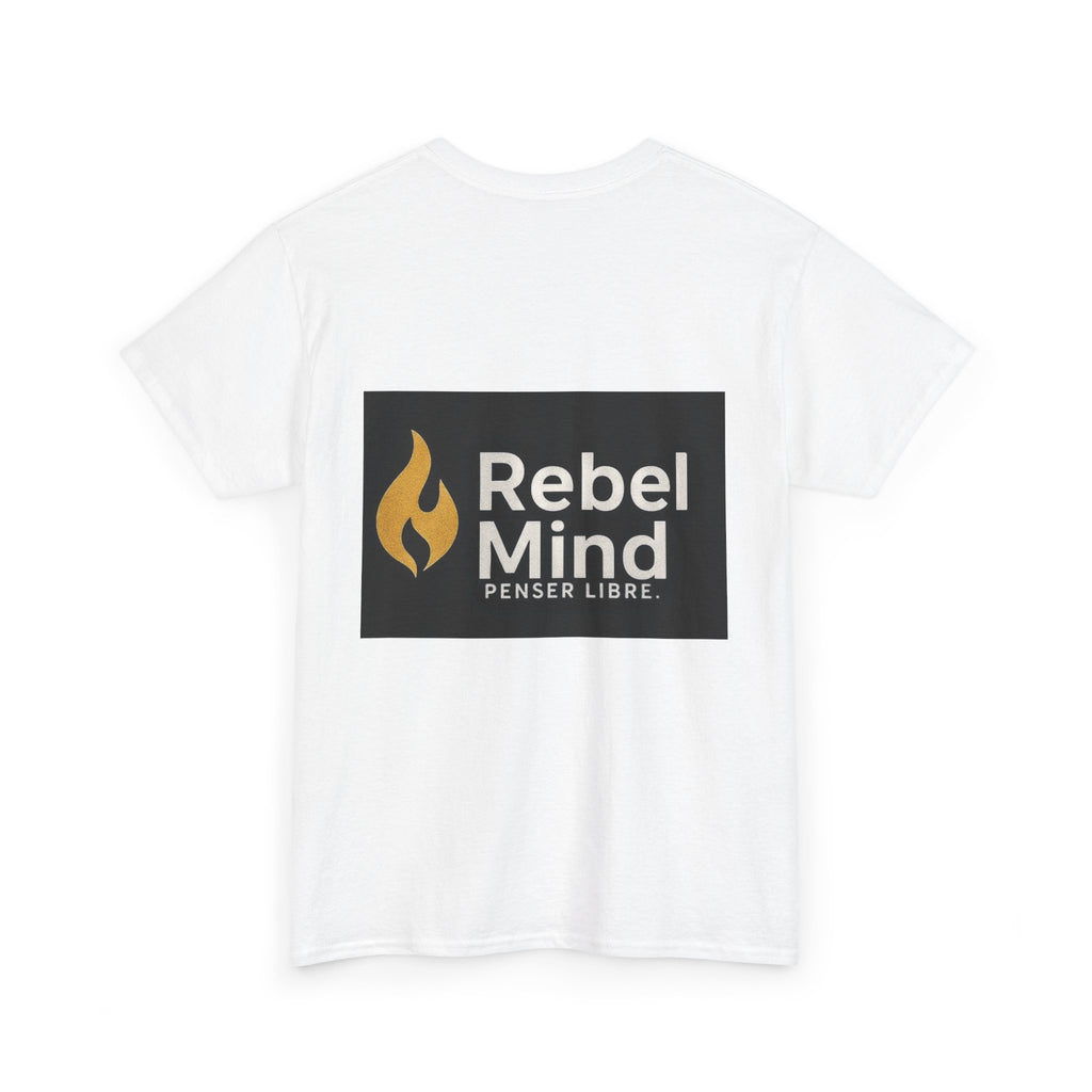 T-shirt RebelMind "Brûles tes doutes, pas ton âme", Perfect for Self - Expression and Empowerment, Ideal for Gifts, Casual Wear, Inspirational Tees - RebelMind.