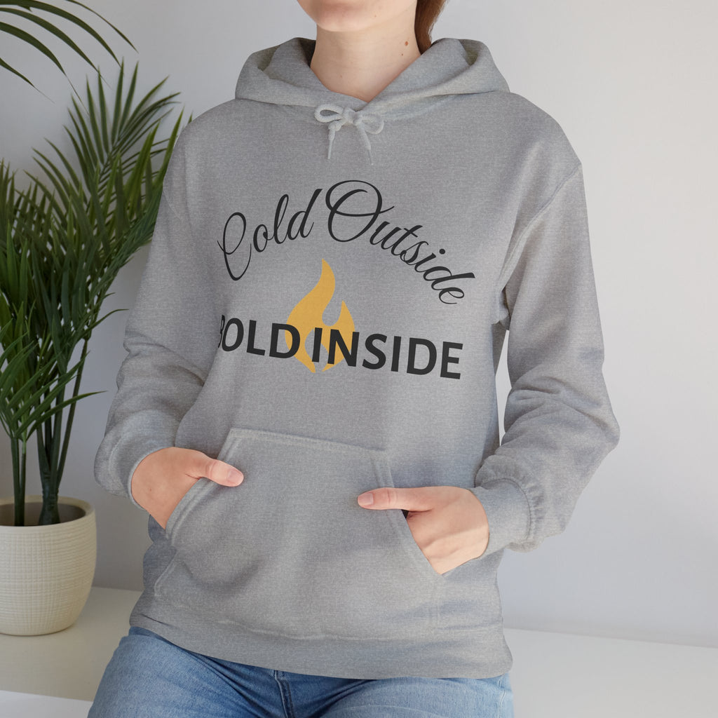 Unisex Hooded Sweatshirt - Cold Outsider Bold Inside RebelMind™ Audacieux, Révolution Sweat à Capuche - RebelMind.