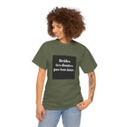 T-shirt RebelMind "Brûles tes doutes, pas ton âme", Perfect for Self - Expression and Empowerment, Ideal for Gifts, Casual Wear, Inspirational Tees - RebelMind.